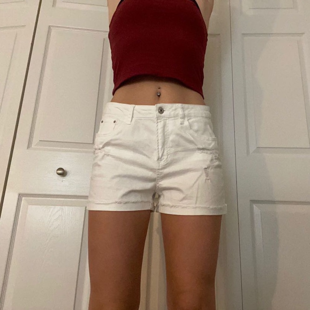white shorts